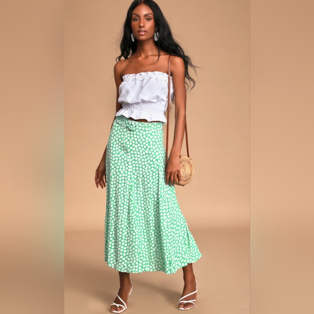 Women's Faithfull The Brand Valensole Midi Skirt NWT SIZE 4
